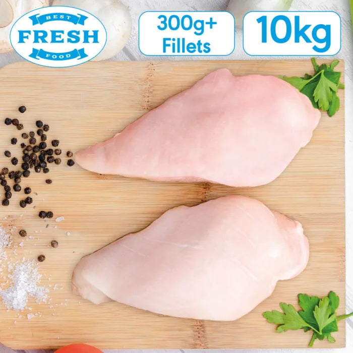 MASFresh Halal Chicken Breast Fillets (300g+)-2x5kg-Food