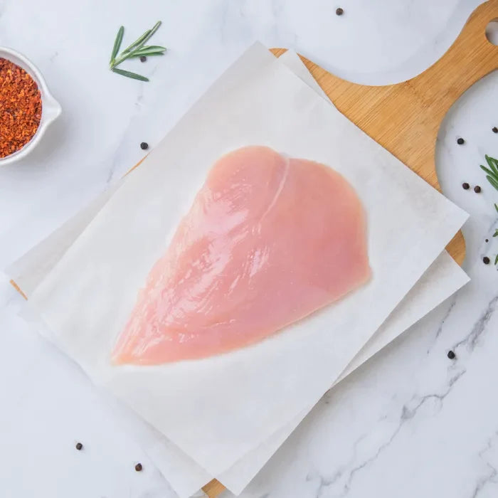 Tyson Halal Frozen Raw Chicken Breast Fillets (90-110g)-6x2kg-Food