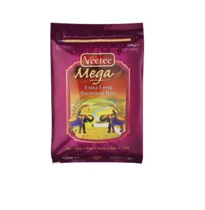 Veetee Mega Long Basmati Rice 20kg
