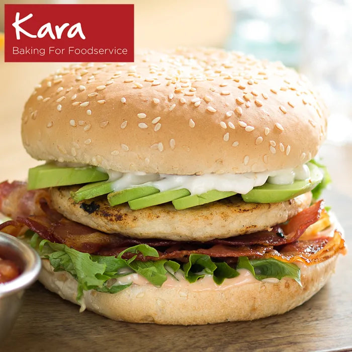 MASKara 5" Seeded Burger Buns 1 x 48-Food