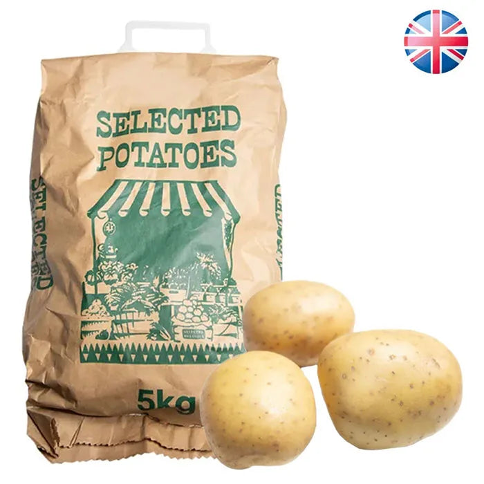 Selected UK White Potatoes-1x5kg-Food