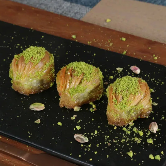 MASLetsdough Mussel Shaped Baklava with Pistachio 1kg-Food