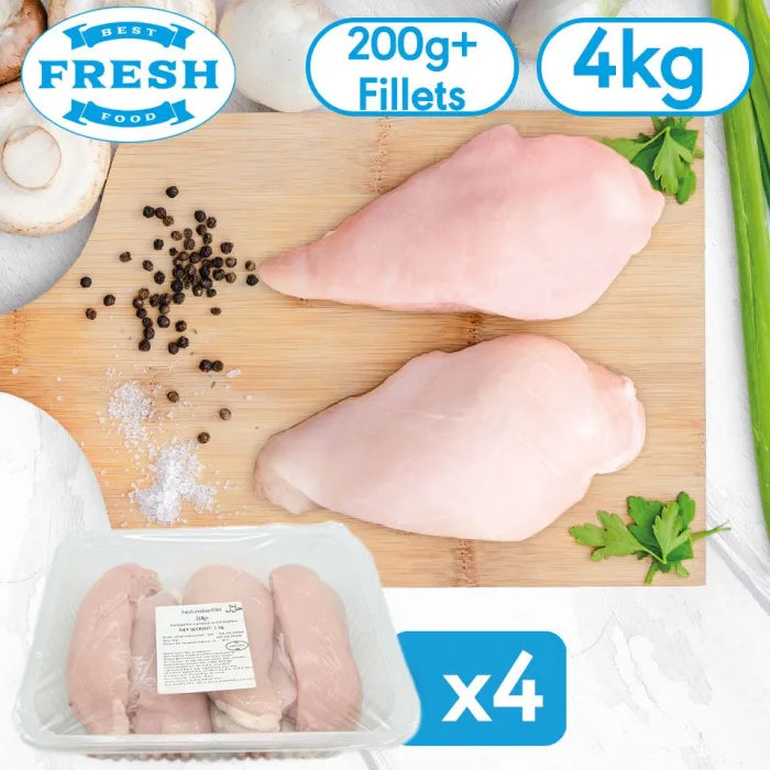 MASFresh Halal Chicken Breast Fillets-4x1kg-Food