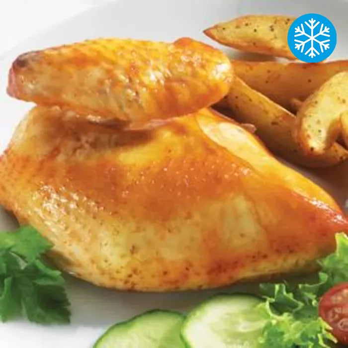MASGeorge Morris Halal Cooked Chicken Breast Quarters (Blue Label)-(10/12oz)-4x8-Food