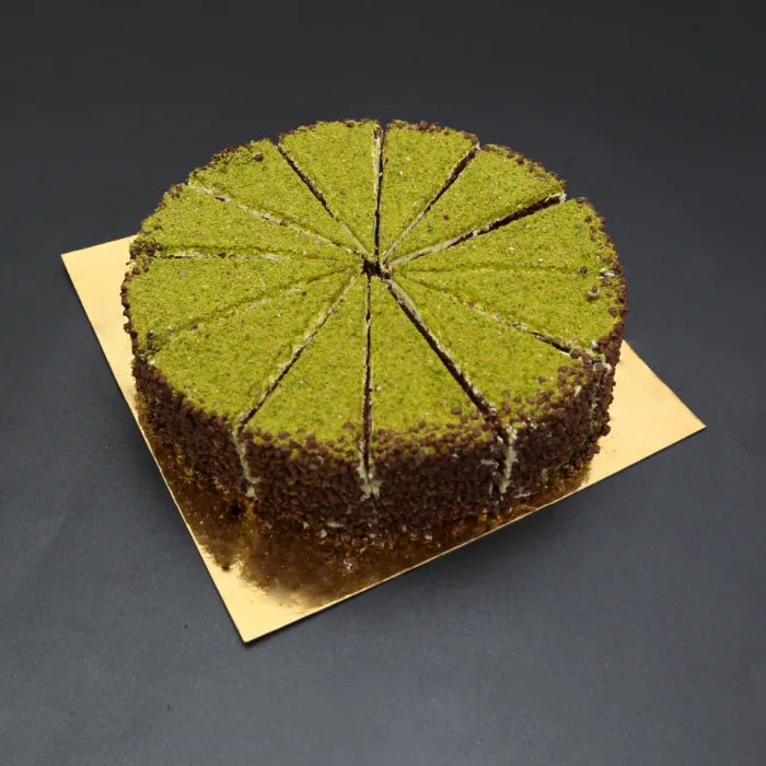 MASLetscake Pistachio Dream Cake (12 Pre-Portions) 1x1.68Kg-Food