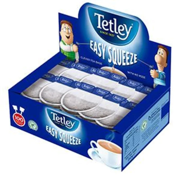 Tetley Drawstring Tea Bags 1pc x 100-Food