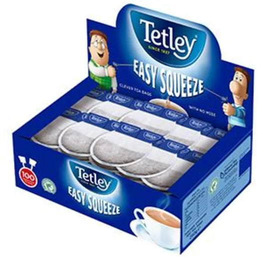 Tetley Drawstring Tea Bags 1pc x 100-Food