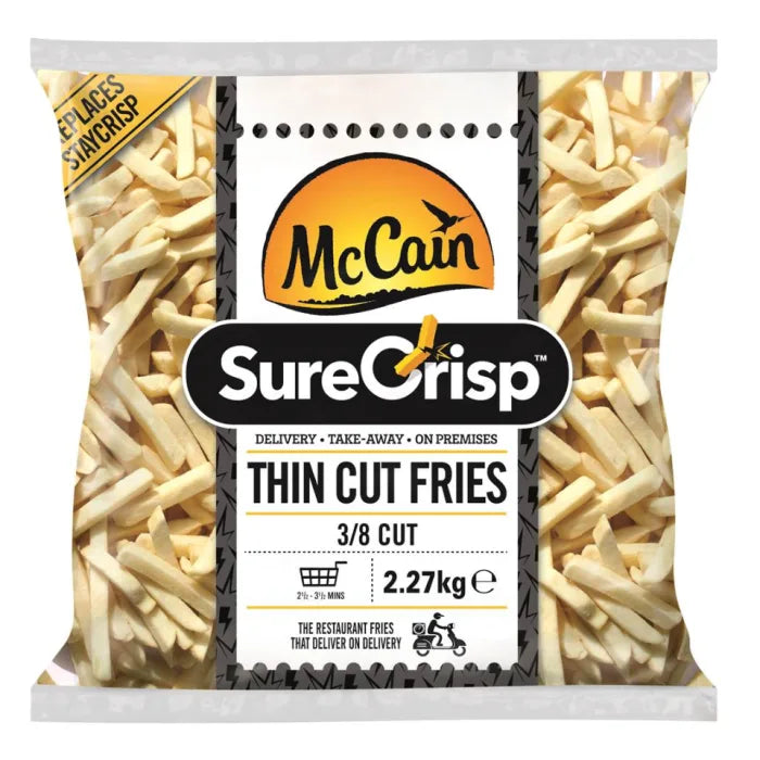 MASMcCain SureCrisp (3/8) Thin Cut Fries 4x2.27kg-Food