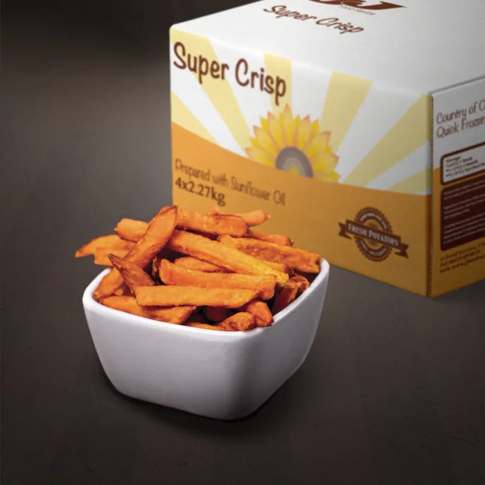 Super Crisp Sweet Potato Fries 4x2.27kg-Food