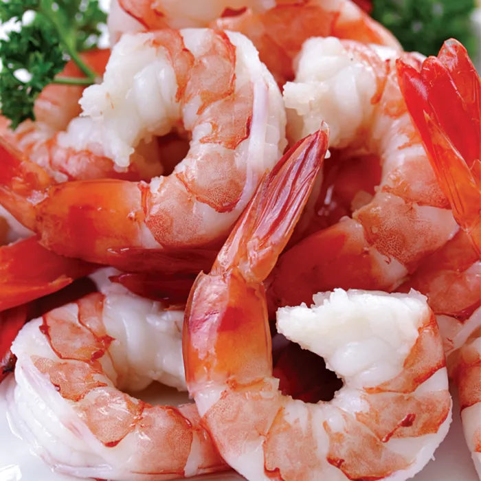 MASAquafish IQF Cooked PDTO Vannamei Prawns (26/30, 700g net) 1kg-Food