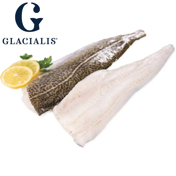 MASMSC Glacialis Skin-on PBI Cod Fillets 3 x 6.81kg-Food