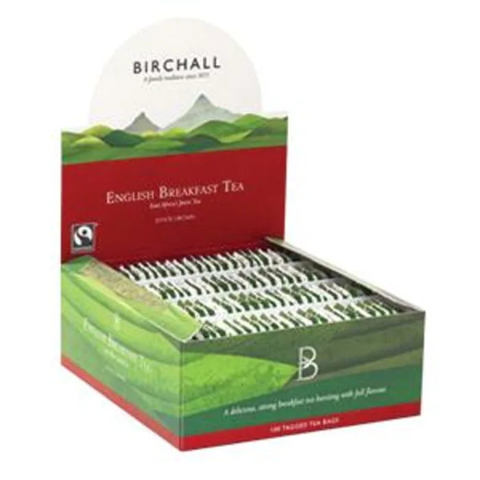 MASBirchall Premium English Breakfast Tagged Tea Bags 1pc x 100-Food