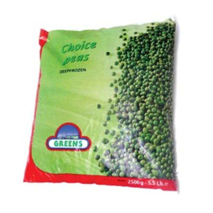 MASGreens Frozen Choice Peas (Bags)-1x2.5kg-Food
