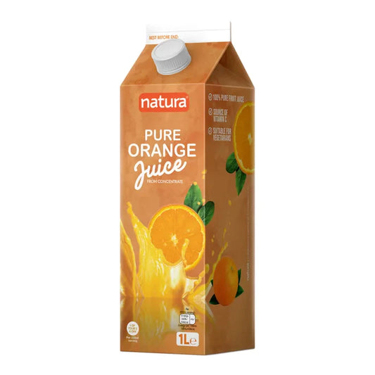 MASNatura Pure Smooth Orange Juice Carton  12 x 1L-Food
