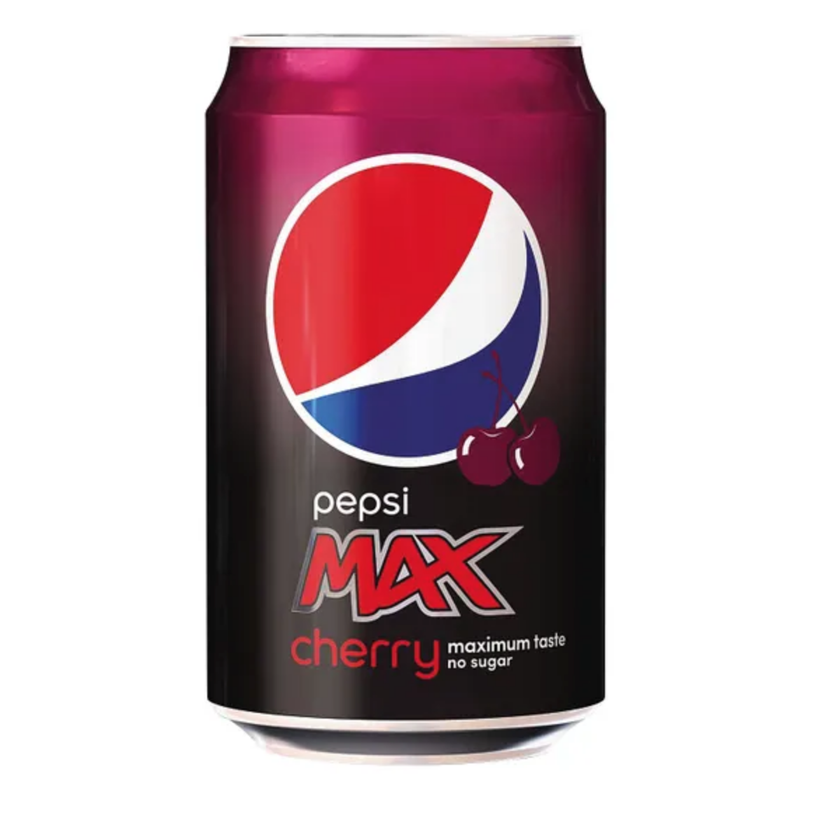 Pepsi Max Cherry No Sugar Cola Can 330ml-Food