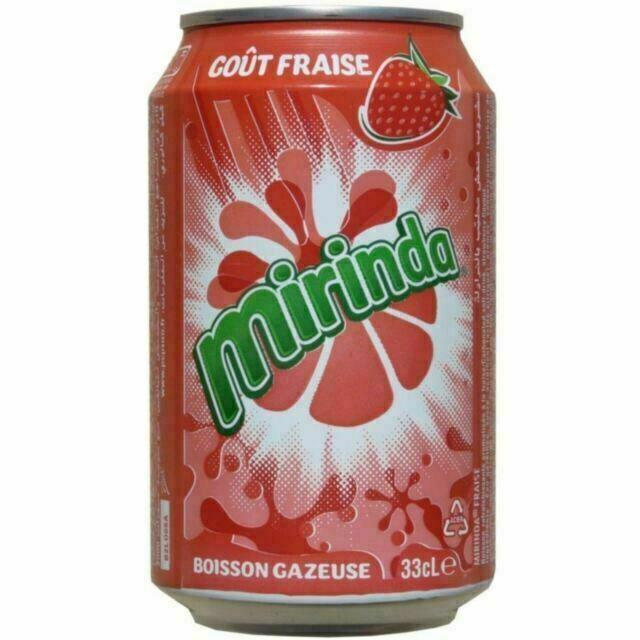 MASMirinda Strawberry 330ml Case of 24-Fd