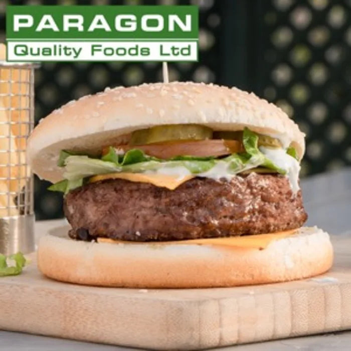 MASParagon Handmade Style Gourmet Halal Burger (8oz) 24 x 227g-Food
