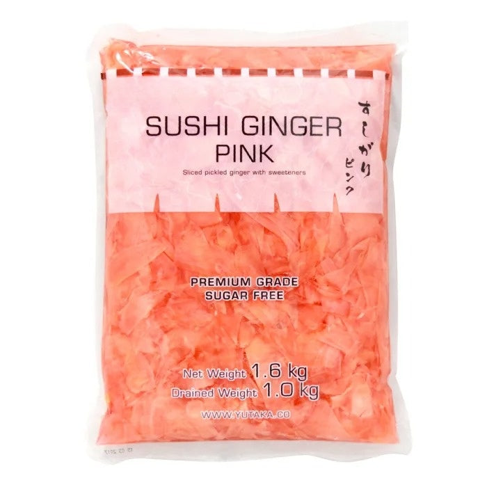 Yutaka Sushi Ginger (Pink) 1x1.6kg-Food