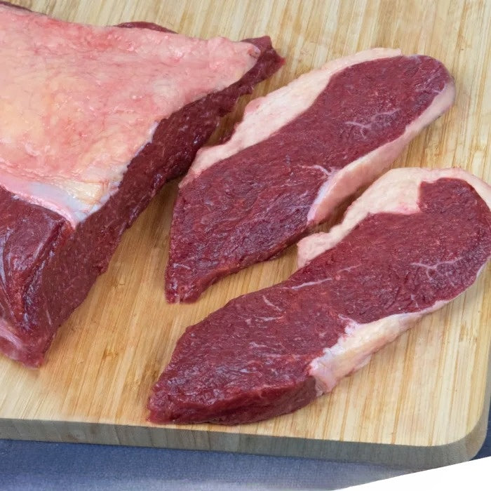 MASFresh UK Halal Sirloin Steak (Price Per Kg) Block Pack Approx 6kg-Food