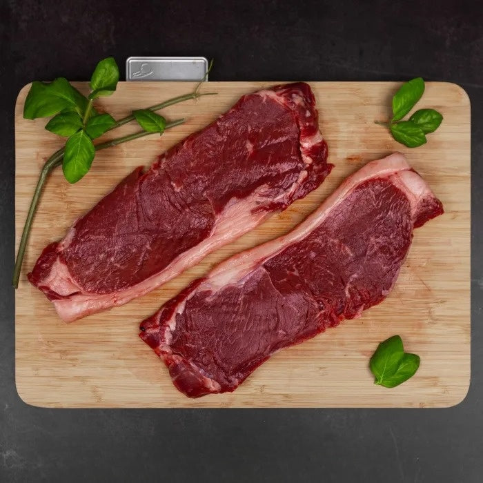 MASFresh UK Halal Sirloin Steaks (8oz) (Nominal) 227g x 4-Food