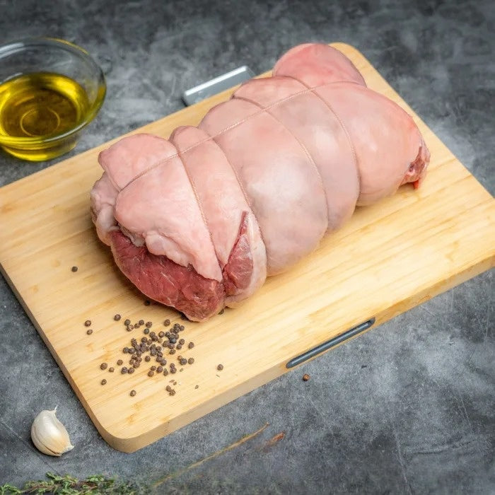 MASFresh UK Halal Boneless Lamb Leg Roasting Joint (Price Per Kg) Pack Appx.3 kg-Food