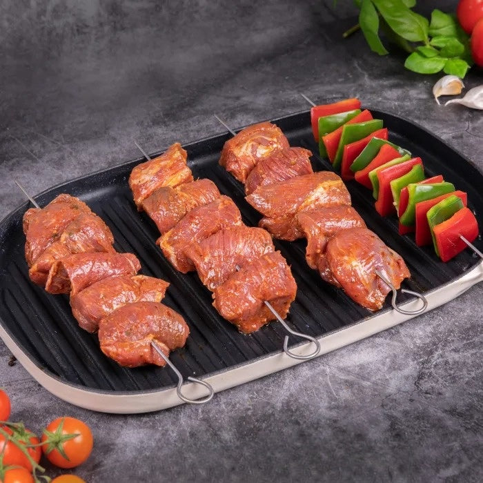 MASMediterranean Style Marinated Halal Fresh Lamb Shish(Leg Meat) 2kg-Food