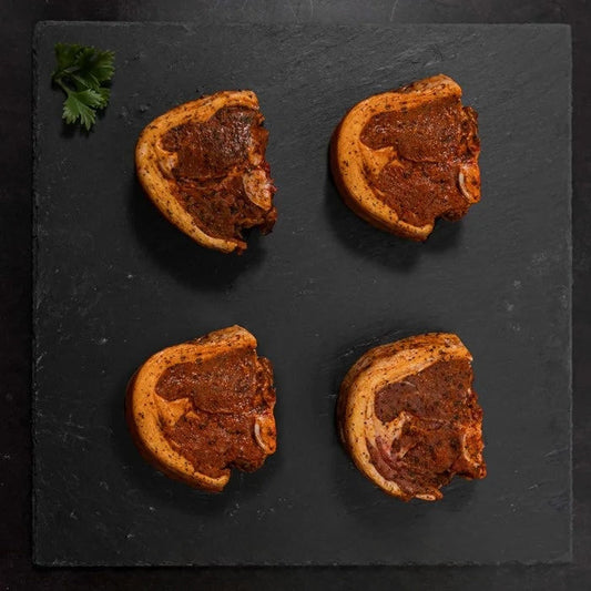 MASMinted Fresh Lamb Halal Loin Chops (UK) 1x2Kg-Food