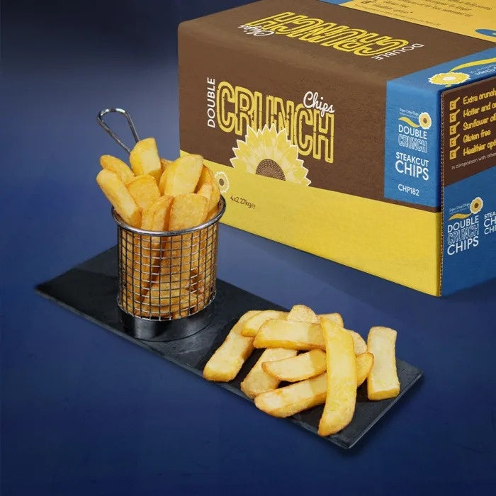 Super Crisp Double Crunch Steak-Cut Chips 4x2.27kg-Food