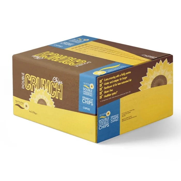 Super Crisp Double Crunch Steak-Cut Chips 4x2.27kg-Food