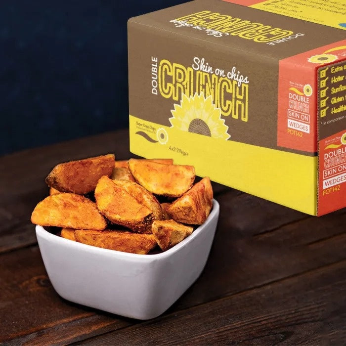Super Crisp Double Crunch Spicy Wedges 4x2.27kg-Food