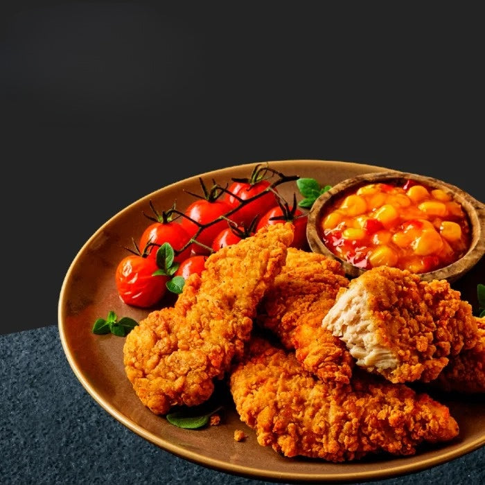 Tyson Halal Crispy Southern Fried Chicken Strips-1x1kg-Food