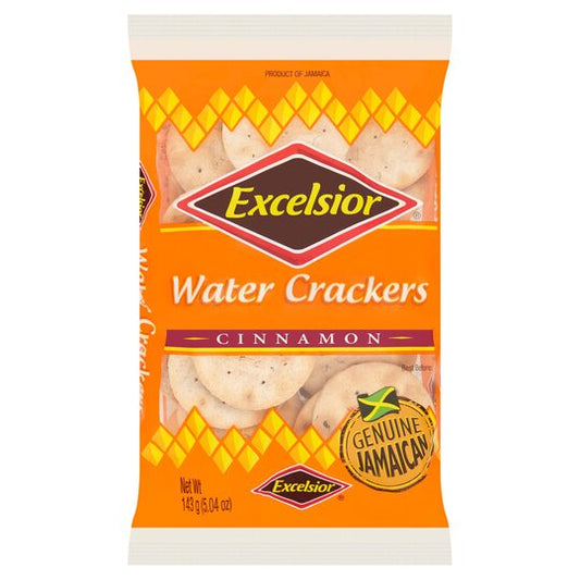 Excelsior Water Crackers Cinnamon 143g