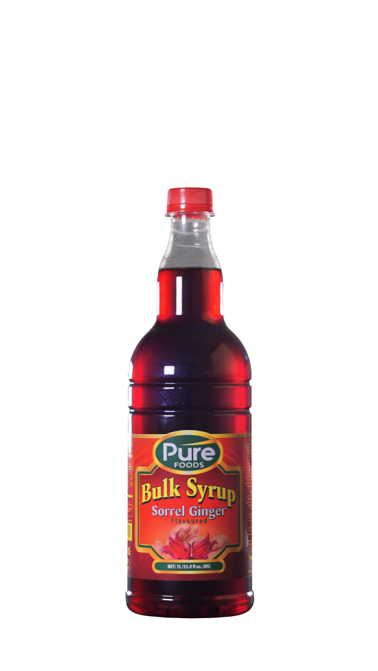 MASPure Bulk Sorrel and Ginger Syrup 1L-Fd