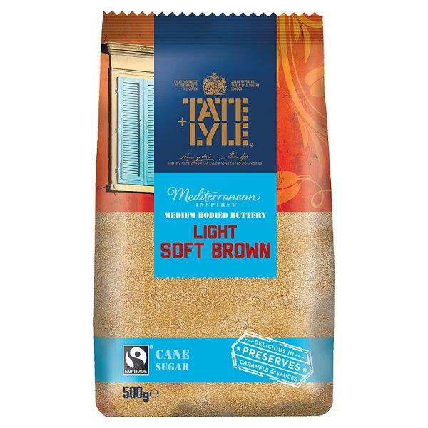MASTate and Lyle light Soft Brown Sugar 500g Box of 10-Fd