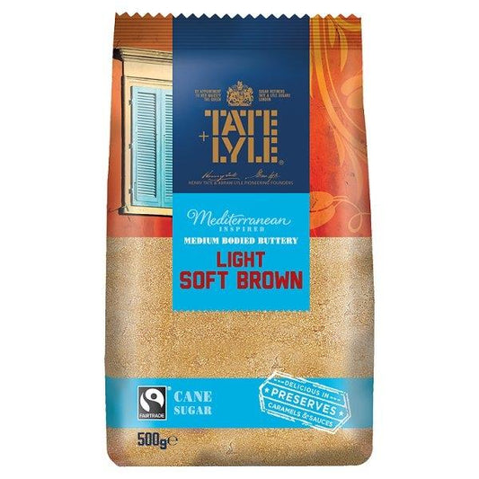 MASTate and Lyle light Soft Brown Sugar 500g Box of 10-Fd