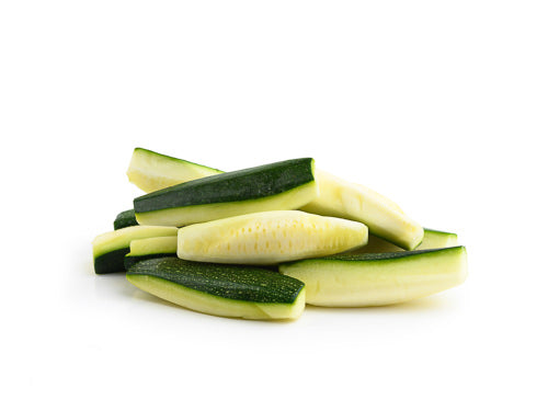 Prepared Courgette Turned