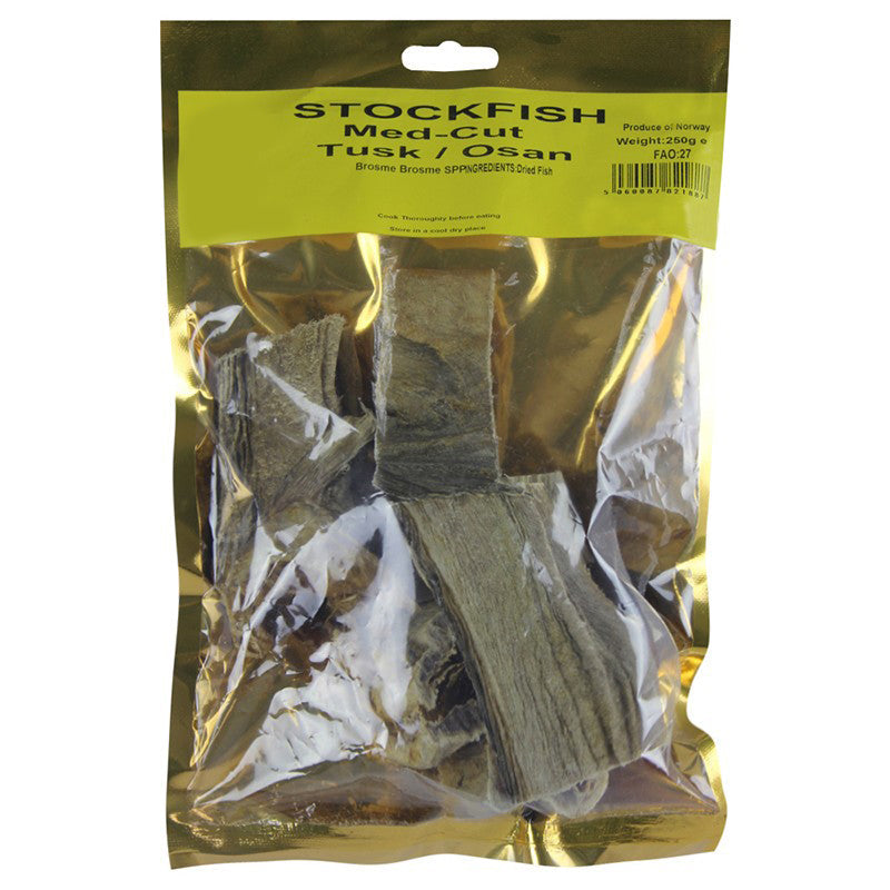 Stockfish Tusk Steak 250g X 5