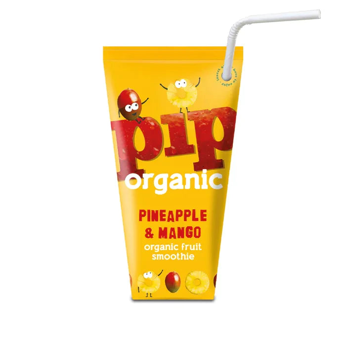 MASPip Organic Kids Pineapple & Mango Smoothie 24 x 180ml-Food