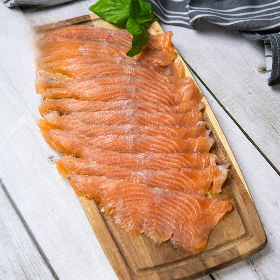 MASNorwegian Cold Smoked Salmon Pre Sliced Whole Fillet (Price Per Kg)Pack Appx.2kg-Food