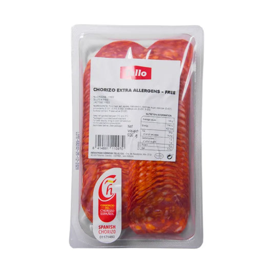 Tello Sliced Chorizo 1x500g-Food