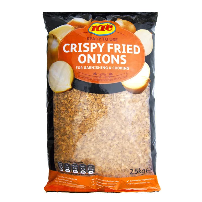 KTC Gourmet Crispy Fried Onions 1 x 2.55kg