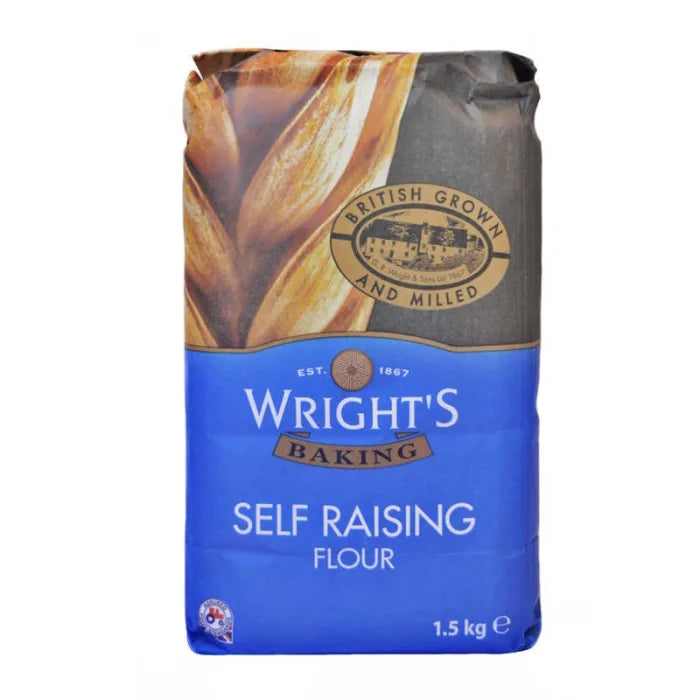 Wright`s Self Raising Flour 5 x 1.5kg-Food