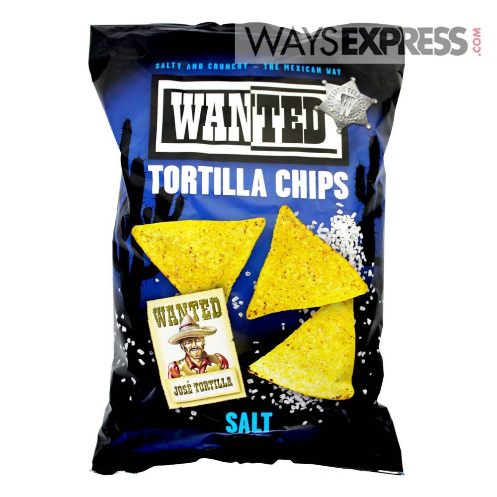 Wanted Tortilla Chips Salt 100g-Food