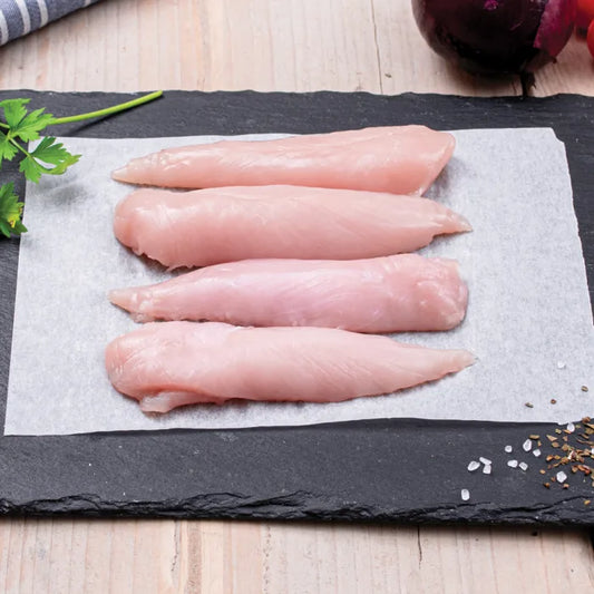Frozen Halal Raw Chicken Inner Fillets-1x10kg