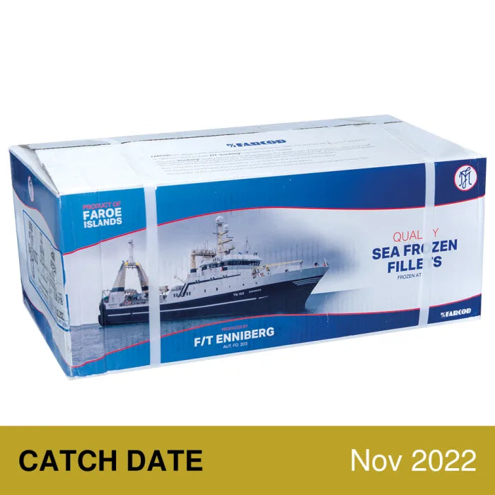 MASMSC Enniberg Skin-on PBI Cod Fillets 3 x 6.81kg-Food