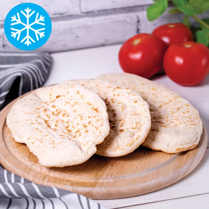 MASSmall Pitta Breads (Frozen) 10pc x 12-Food