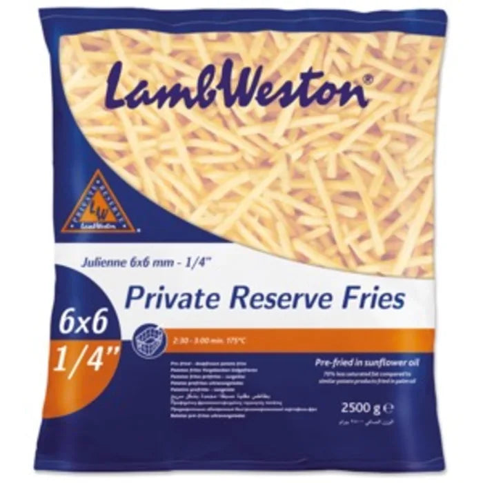 MASLamb Weston Private ReserveÂ® Julienne Fries-4x2.5kg-Food