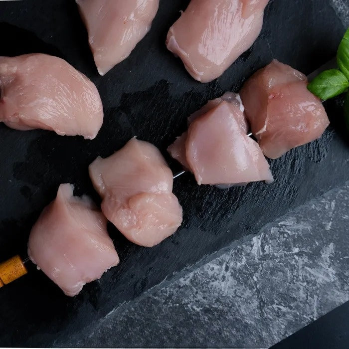 MASFresh Halal Diced Chicken Breast for Shish Kebab 1x2kg-Food