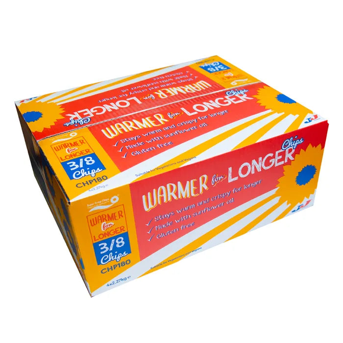 Super Crisp Warmer for Longer 3/8 Chips 4x2.27kg-Food