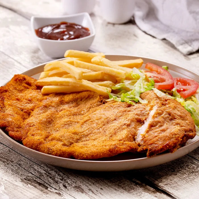 MASCooked Chicken Breast Escalope (Aprx 10)-1x3kg-Food